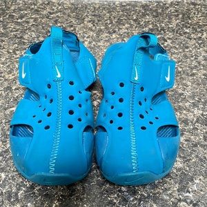 Nike Sunray Protect 2 Water Sandals Shoes Size 12C Little Kids - Blue